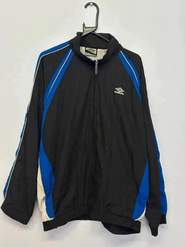 Vintage Umbro Track Jacket – Black/Blue – Size Not Shown (Fits L)