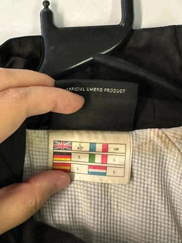 Vintage Umbro Track Jacket – Black/Blue – Size Not Shown (Fits L)