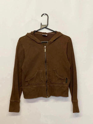 Columbia Women’s Brown Zip-Up Hoodie – Size M
