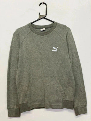 PUMA Grey Crewneck Sweatshirt Size S