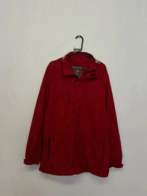 Eddie Bauer WeatherEdge Red Waterproof Jacket – Size Tall L