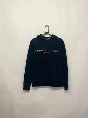 Tommy Hilfiger Navy Hoodie – EST. 1985 Logo