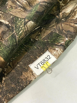 Realtree Camo Print Hoodie with Orange Chest Logo – Men’s L