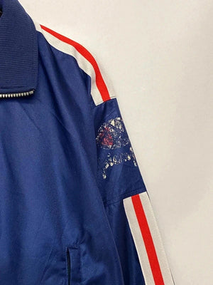 Vintage Champion USA Blue Track Jacket with Stars & Stripes – Men’s M