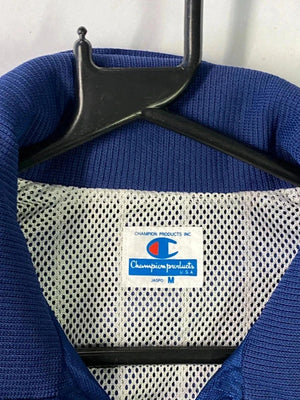 Vintage Champion USA Blue Track Jacket with Stars & Stripes – Men’s M