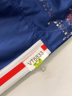 Vintage Champion USA Blue Track Jacket with Stars & Stripes – Men’s M