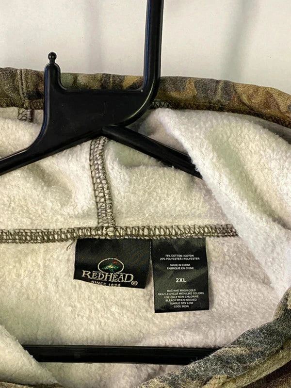 RedHead Realtree Camo Hoodie – Men’s XXL, Sherpa Lined