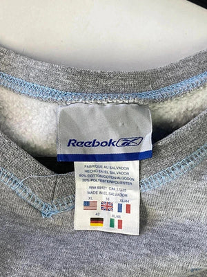 Vintage Reebok Grey V-Neck Sweatshirt