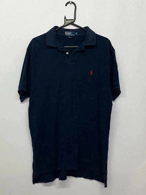 Polo Ralph Lauren Navy Custom Fit Polo Shirt – Size XL