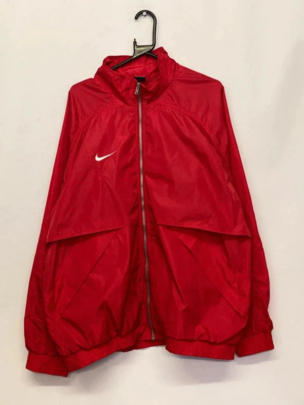 Vintage Nike Team Red Windbreaker Jacket XXL – Made in Hong Kong