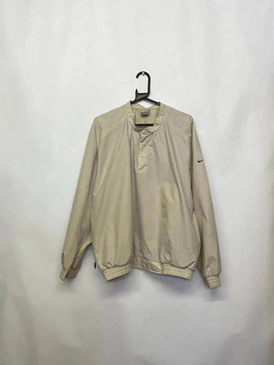 Vintage Nike Beige Pullover Windbreaker Jacket