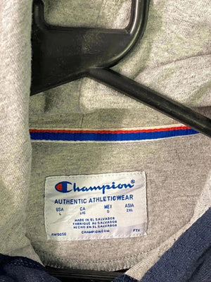 Champion Navy Blue Hoodie – Authentic Athleticwear – Size L