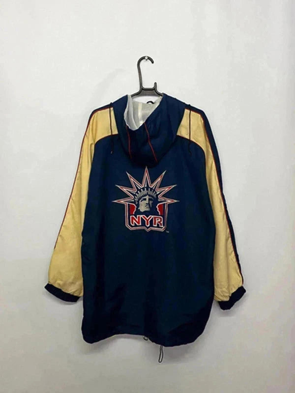 Vintage NY Rangers NHL Anorak Jacket – CMP Team Sport – Size L