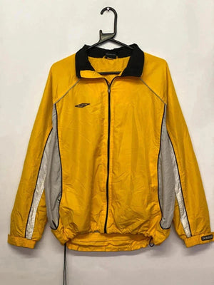 Umbro Vintage Yellow Full-Zip Track Jacket (Men’s XS)