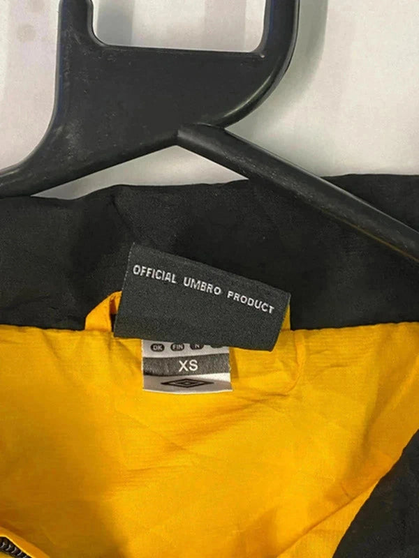 Umbro Vintage Yellow Full-Zip Track Jacket (Men’s XS)