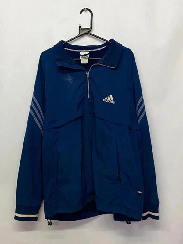Adidas Vintage Blue 1/4 Zip Pullover Jacket (Men’s L)
