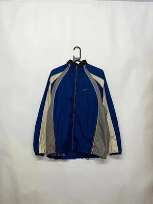 Nike Vintage Blue & Grey Full-Zip Windbreaker Jacket