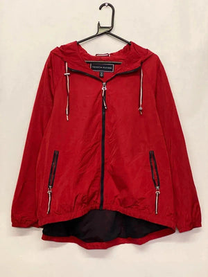 Tommy Hilfiger Red Full-Zip Hooded Jacket (Men’s XL)