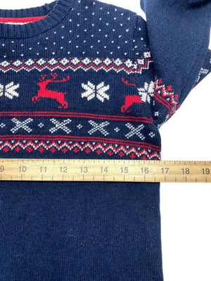 Navy Knitwear Sweater Youth's Small