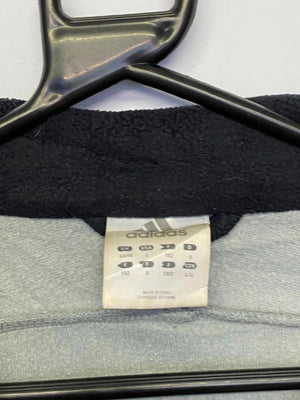 Adidas Grey & Burgundy Full-Zip Track Jacket – Size L