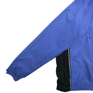 Blue and Black Reebok Windbreaker Women's Large