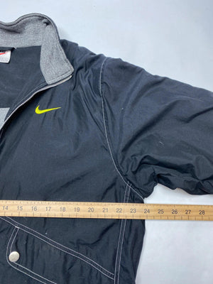 Nike Vintage Black Windbreaker Jacket (Men’s M, Made in Thailand)