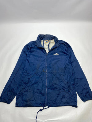Vintage Adidas Navy Windbreaker Jacket – Size 174 / USA