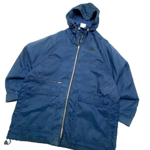 Vintage 90s Navy Adidas Windbreaker Men's Large