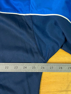 Vintage Puma Blue Track Jacket with Logo Tape Sleeves