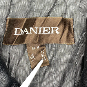 Black Leather Jacket Men's Medium