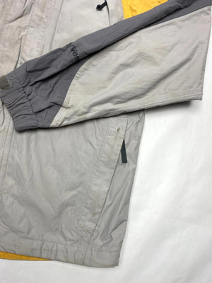 The North Face HyVent Grey & Yellow Waterproof Jacket