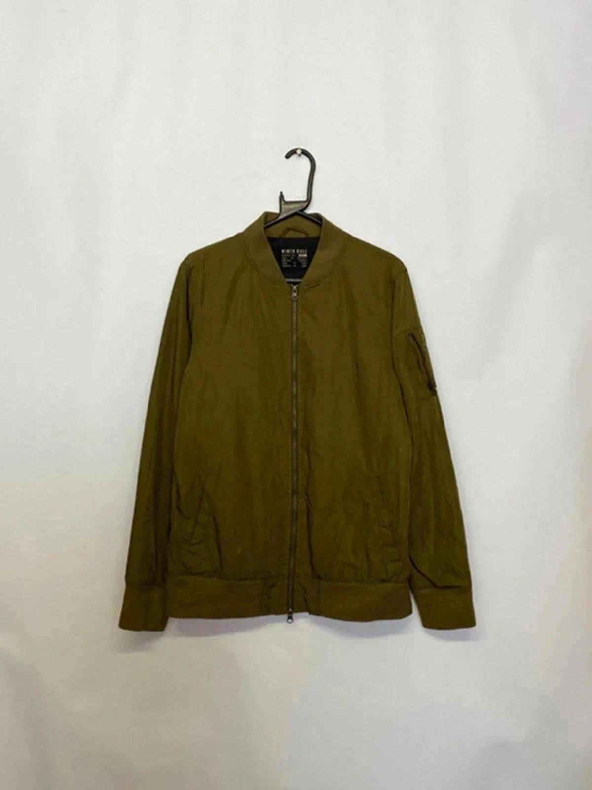 United Ball Men's Olive Green Bomber Jacket
