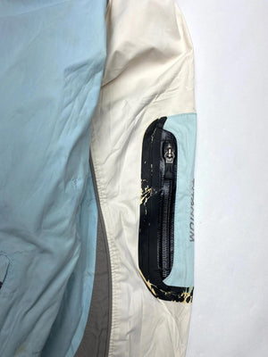 Columbia Titanium Light Blue & Cream Hooded Ski Jacket (Women’s S)