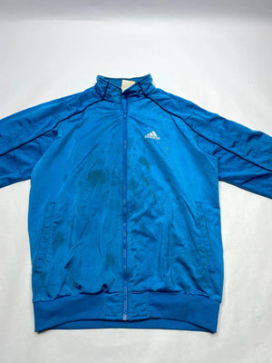 Adidas Blue 3-Stripes Track Jacket