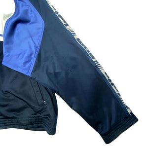Vintage 90s Navy and White Lotto Track Jacket Men's XXL