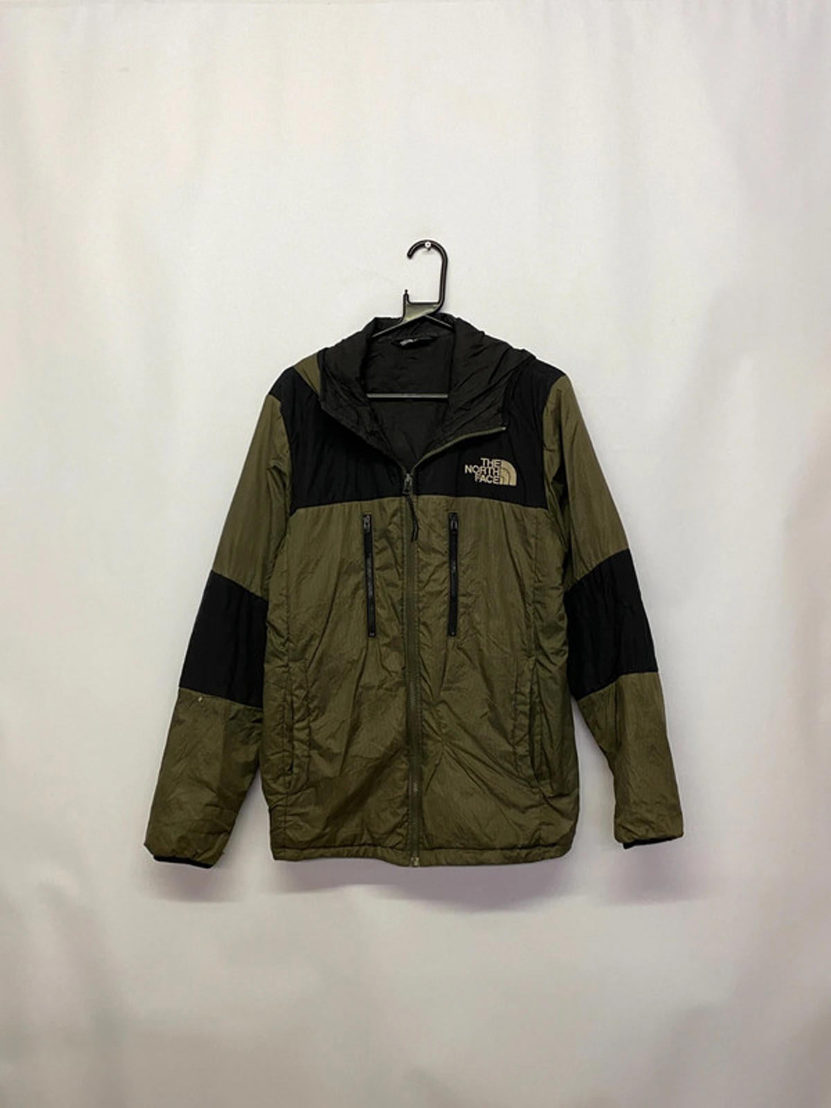 The North Face Olive & Black Lightweight Hooded Jacket