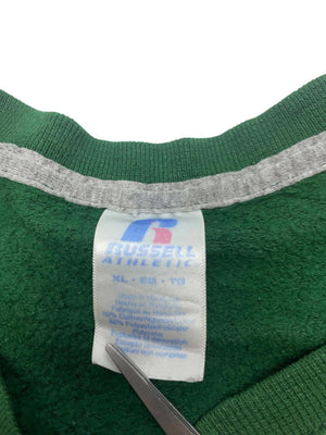 Vintage Green Russell Athletic Blank Sweatshirt Men's XL