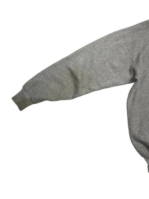 Grey Embroidery Sweatshirt Men's Large
