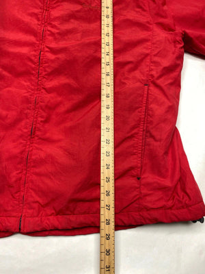 Timberland Men's Red Utility Jacket with Black Collar