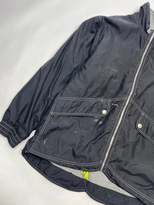 Nike Vintage Black Windbreaker Jacket (Men’s M, Made in Thailand)