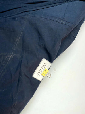 Adidas Navy Blue Puffer Jacket with Green Logo