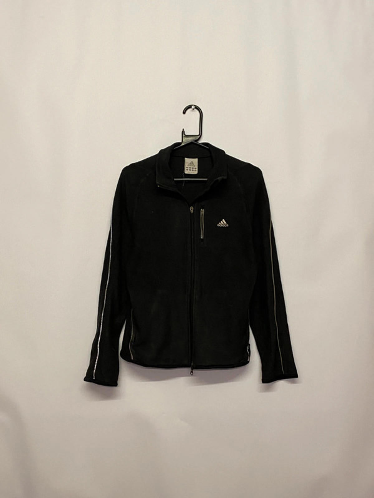 Adidas Black Full-Zip Fleece Jacket