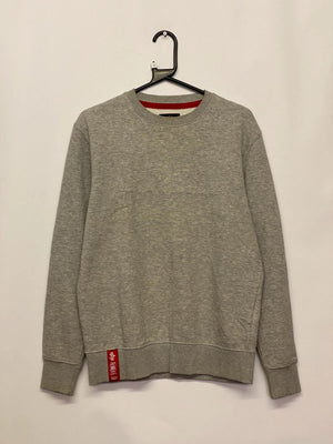 Alpha Industries Grey Crewneck Sweatshirt