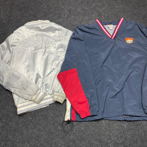 24 items Baseball Jacket Bundle Sale Northern Pole Vintage Wholesale 