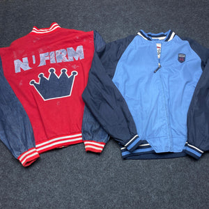 24 items Baseball Jacket Bundle Sale Northern Pole Vintage Wholesale 