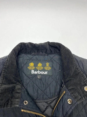 Barbour Quilted Jacket – Navy – Size L
