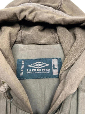 Umbro Brown Hooded Utility Field Jacket – Size L