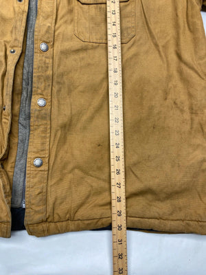 Dickies Brown Canvas Work Jacket with Grey Hood