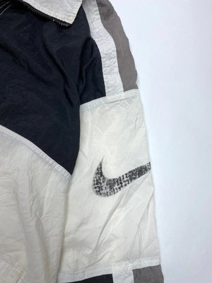 Nike Vintage Black & White Full-Zip Track Jacket (Men’s XL)