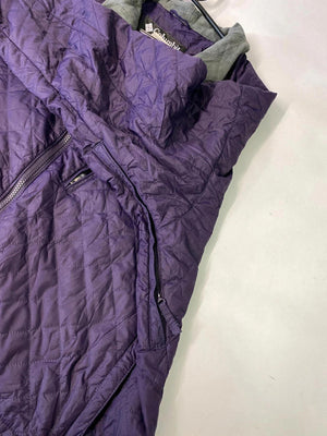 Columbia Purple Quilted Interchange Jacket